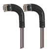 Picture of Category 6 LSZH Right Angle Patch Cable, Right Angle Left/Right Angle Left, Gray, 1.0 ft