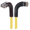 Picture of Category 5E Right Angle Patch Cable, RA Right Exit/Right Angle Up, Yellow 10.0 ft