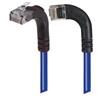 Picture of Category 5E Right Angle Patch Cable, RA Left Exit/Right Angle Up, Blue 15.0 ft