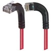 Picture of Category 5E Right Angle Patch Cable, RA Left Exit/Right Angle Up, Red 15.0 ft