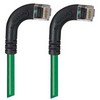Picture of Category 5E Right Angle Patch Cable, RA Right Exit/RA Right Exit, Green 10.0 ft