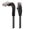 Picture of Category 5e Right Angle Patch Cable, Stackable, Black, 1.0 ft