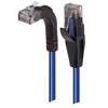Picture of Category 5E Right Angle Patch Cable, Straight/Right Angle Up, Blue, 10.0 ft
