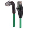 Picture of Category 5E Right Angle Patch Cable, Straight/Right Angle Up, Green, 10.0 ft