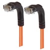 Picture of Category 5E Right Angle Patch Cable, Right Angle Down/Right Angle Down, Orange,15.0 ft