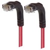 Picture of Category 5E Right Angle Patch Cable, Right Angle Down/Right Angle Down, Red, 10.0 ft