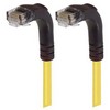 Picture of Category 5E Right Angle Patch Cable, Right Angle Down/Right Angle Down, Yellow, 10.0 ft