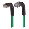 Picture of Category 5E Right Angle Patch Cable, Right Angle Up/Right Angle Down, Green 10.0 ft