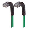 Picture of Category 5E Right Angle Patch Cable, Right Angle Up/Right Angle Up, Green 30.0 ft