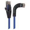 Picture of Category 5E Right Angle Patch Cable, Straight/ Right Angle Right Exit, Blue 3.0 ft