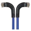 Picture of Category 5E Right Angle Patch Cable, RA Left Exit/RA Right Exit, Blue 10.0 ft
