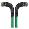 Picture of Category 5E Right Angle Patch Cable, RA Left Exit/RA Right Exit, Green, 10.0 ft