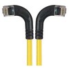 Picture of Category 5E Right Angle Patch Cable, RA Left Exit/RA Right Exit, Yellow, 25.0 ft