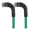 Picture of Category 5E Right Angle Patch Cable, RA Left Exit/RA Left Exit, Green,, 10.0 ft