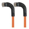 Picture of Category 5E Right Angle Patch Cable, RA Left Exit/RA Left Exit, Orange, 5.0 ft