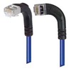 Picture of Category 5E Shielded Right Angle Patch Cable, Right Angle Left/Right Angle Down, Blue 15.0 ft