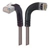 Picture of Category 5E Shielded Right Angle Patch Cable, Right Angle Right/Right Angle Up, Gray 10.0 ft