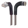 Picture of Category 5E Shielded Right Angle Patch Cable, Right Angle Right/Right Angle Up, Gray 25.0 ft