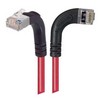Picture of Category 5E Shielded Right Angle Patch Cable, Right Angle Right/Right Angle Up, Red 15.0 ft