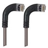 Picture of Category 5E Shielded Right Angle Patch Cable, RA Right Exit/RA Right Exit, Gray 15.0 ft