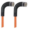 Picture of Category 5E Shielded Right Angle Patch Cable, RA Right Exit/RA Right Exit, Orange 10.0 ft