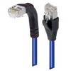 Picture of Category 5E Shielded Right Angle Patch Cable, Straight/Right Angle Down, Blue 10.0 ft