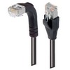 Picture of Category 5E Shielded Right Angle Patch Cable, Straight/Right Angle Down, Black 10.0 ft