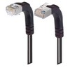 Picture of Category 5E Shielded Right Angle Patch Cable, Down/Right Angle Up, Black 10.0 ft