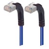Picture of Category 5E Shielded Right Angle Patch Cable, Right Angle Up/Right Angle Up, Blue 10.0 ft