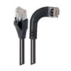 Picture of Category 5E Shielded Right Angle Patch Cable, Right Angle /Straight, Black 3.0 ft