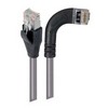Picture of Category 5E Shielded Right Angle Patch Cable, Right Angle /Straight, Gray 10.0 ft