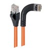 Picture of Category 5E Shielded Right Angle Patch Cable, Right Angle /Straight, Orange 10.0 ft