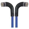 Picture of Category 5E Shielded Right Angle Patch Cable, Right Angle /Left Angle, Blue 20.0 ft