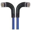 Picture of Category 5E Shielded Right Angle Patch Cable, Right Angle /Left Angle, Blue 30.0 ft