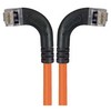 Picture of Category 5E Shielded Right Angle Patch Cable, Right Angle /Left Angle, Orange 15.0 ft