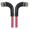 Picture of Category 5E Shielded Right Angle Patch Cable, Right Angle /Left Angle, Red 20.0 ft