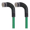 Picture of Category 5E Shielded Right Angle Patch Cable, Left Angle /Left Angle, Green 15.0 ft