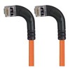 Picture of Category 5E Shielded Right Angle Patch Cable, Left Angle /Left Angle, Orange 10.0 ft
