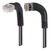 Picture of Category 5E Shielded LSZH Right Angle Patch Cable, Right Angle Left/Right Angle Down, Black, 15.0 ft