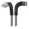 Picture of Category 5E Shielded LSZH Right Angle Patch Cable, Right Angle Right/Right Angle Up, Gray, 10.0 ft