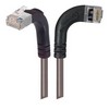 Picture of Category 5E Shielded LSZH Right Angle Patch Cable, Right Angle Right/Right Angle Up, Gray, 20.0 ft