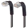 Picture of Category 5E Shielded LSZH Right Angle Patch Cable, Right Angle Up/Right Angle Down, Black, 20.0 ft