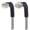 Picture of Category 5E Shielded LSZH Right Angle Patch Cable, Right Angle Up/Right Angle Down, Gray, 20.0 ft