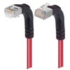Picture of Category 5E Shielded LSZH Right Angle Patch Cable, Right Angle Up/Right Angle Down, Red, 15.0 ft