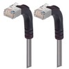 Picture of Category 5E Shielded LSZH Right Angle Patch Cable, Right Angle Up/Right Angle Up, Gray, 1.0 ft