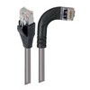 Picture of Category 5E Shielded LSZH Right Angle Patch Cable, Straight/Right Angle Right, Gray, 10.0 ft