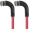 Picture of Category 5E Shielded LSZH Right Angle Patch Cable, Right Angle Left/Right Angle Left, Red, 2.0 ft