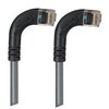 Picture of Category 5E LSZH Right Angle Patch Cable, Right Angle Right/Right Angle Right, Gray, 1.0 ft