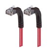 Picture of Category 5E LSZH Right Angle Patch Cable, Right Angle Up/Right Angle Up, Red, 7.0 ft