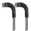 Picture of Category 5E LSZH Right Angle Patch Cable, Right Angle Left/Right Angle Left, Gray, 2.0 ft